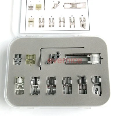 EVERNICE Juego de 11 Pies para Pfaff Expressio Select 2.0 6000 7000 Series Cv Series..