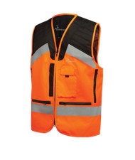 Gilet caccia al cinghiale sottobosco Konustex Gametop Reflex alta visibilità