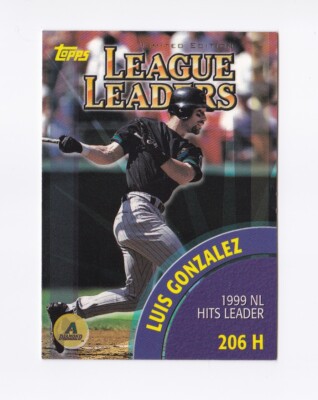 2000 Topps Limited #466 Derek Jeter Luis Gonzalez LL New York Yankees