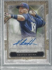Keston Hiura 2020 Topps Five Star On Card Autograph Milwauke MLB!!