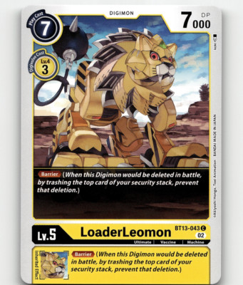 Digimon - LoaderLeomon BT13-043 C - Versus Royal Knight