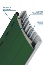Avvolgibile Tapparella  ALLUMINIO ALTA DENSITA' e PVC - BICOLORE  DUERO A MISURA