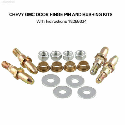 Door Hinge Pins and Bushing Kit For Chevy Silverado GMC