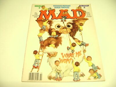 Oct. 1990 Mad Magazine #298, Gremlins II, Robocop, Teenage Mutant Ninja Turtles