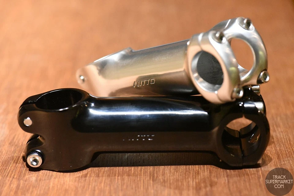 NITTO UI-75 STEM Track/MTB - 25.4mm Clamp Silver/Black 60 70 80 90 100 110 120 - Image 3 of 4