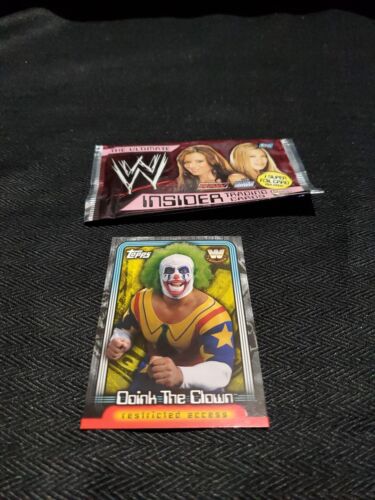 2006 Topps WWE Insider English UK Wrestling Card #L8 Doink The Clown Legend WWF - Picture 2 of 14