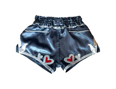 Heart Cute For Women Girls Muaythai Shorts Muay Thai Embroidery