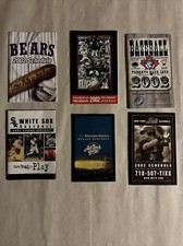 2002 Baseball Pocket Schedules