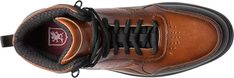 Stacy Adams Mayson Sneaker Boot Cognac Leather Lace Up High-Top Size 8 M NIB Stacy Adams | Shoes | Stacy Adams Mayson Sneaker Boot Cognac  main image 2