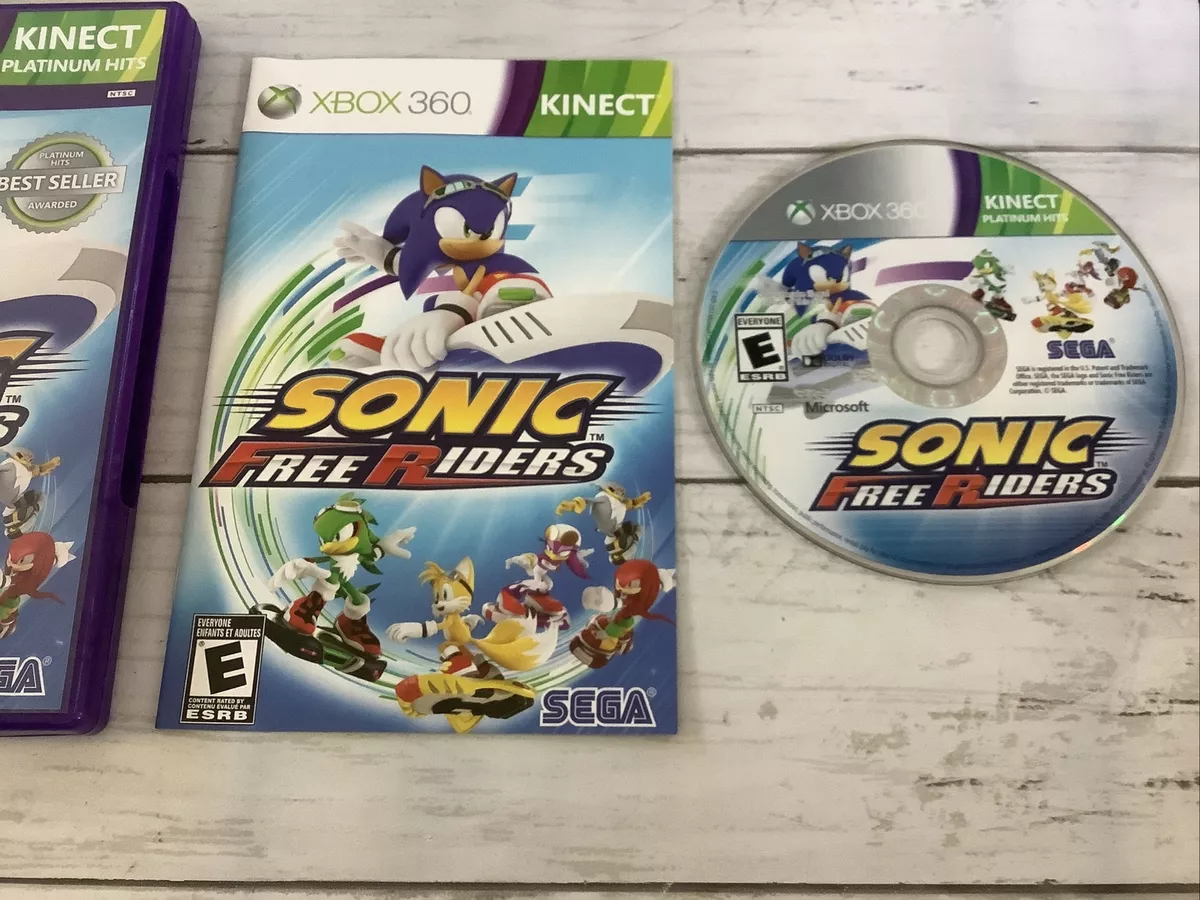 Sonic Free Riders — Complete! Fast Shipping! (Xbox 360, 2010) Kinect  10086680492