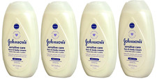 Johnson's Baby Sensitive Care Face  Body Cream Calm  Nourish 13.6oz- 4 Bottles
