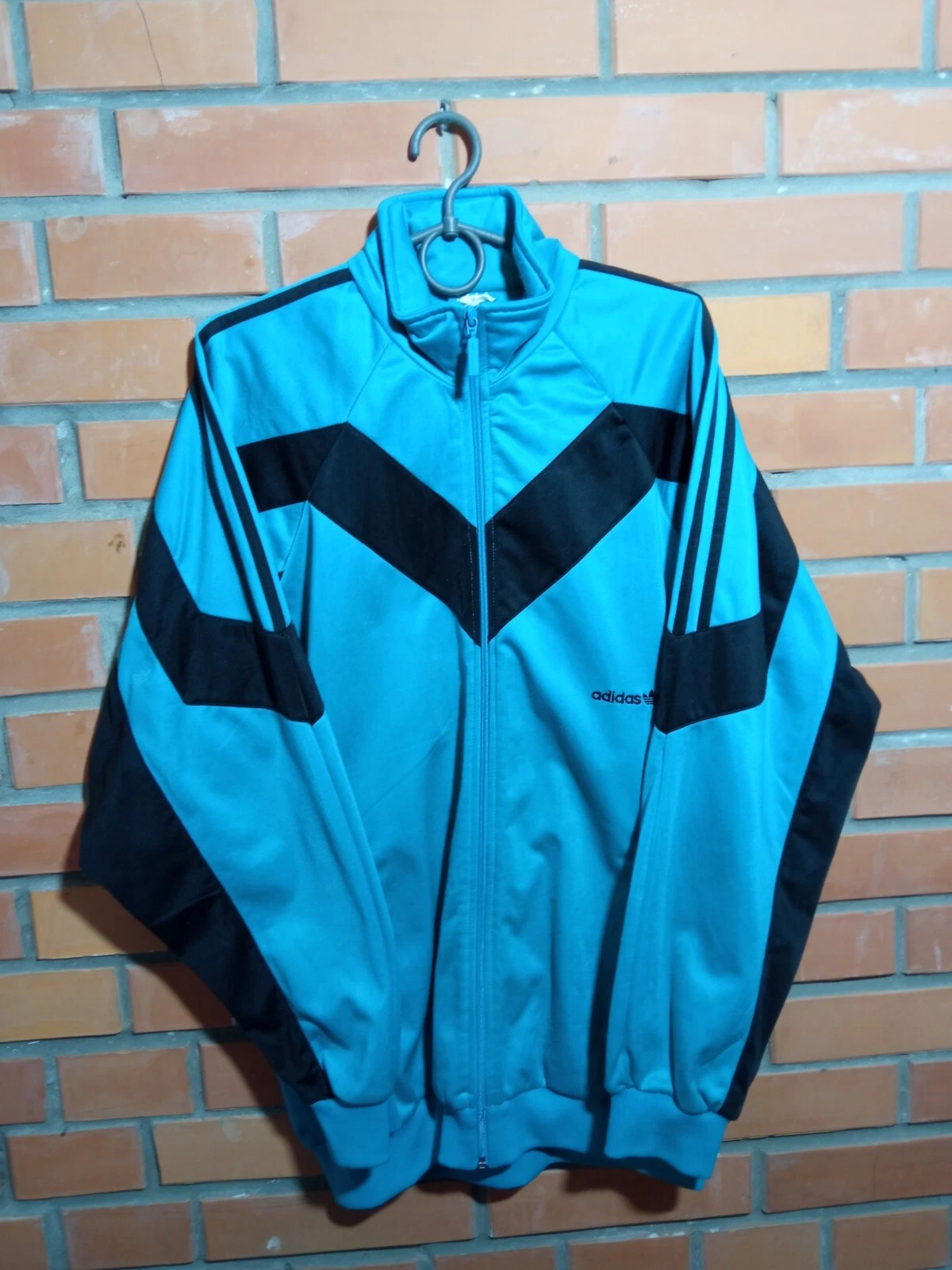 Adidas Vintage Jacket With Zipped 90s Multicolor Polyester Mens Size M