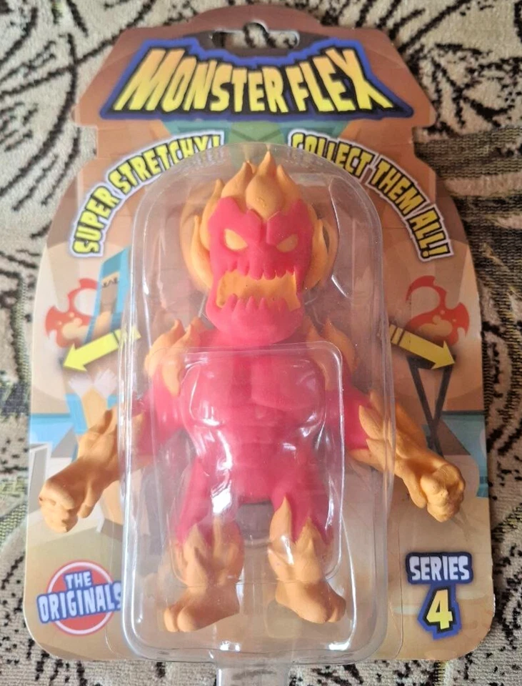 (☆▽☆) Monster Flex 4' огонь монстр серии супер эластичный огонь монстр фигурка (☆▽☆) - Изображение 4 из 4