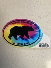 Lassen Volcanic - Lassen Volcanic National Park Decal Tie Dye w/ Bear