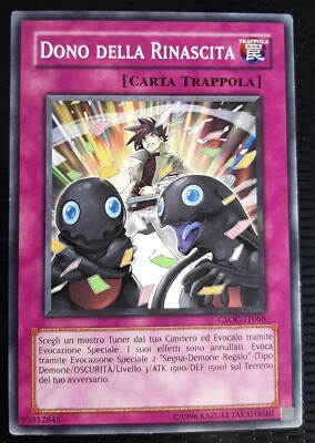 GESCHENK DER WIEDERGEBURT auf Italienisch CSOC-IT068 Gemeinde YUGIOH
