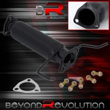 For 1994-1997 Honda Accord 2.2 L4 CD DX LX EX Hi-Flow Exhaust S/S Pipe Black