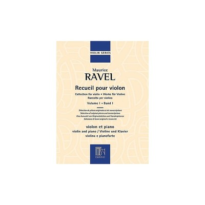 Collection for Violin and Piano, Vol. 1 Softcover Composed by Maurice Ravel