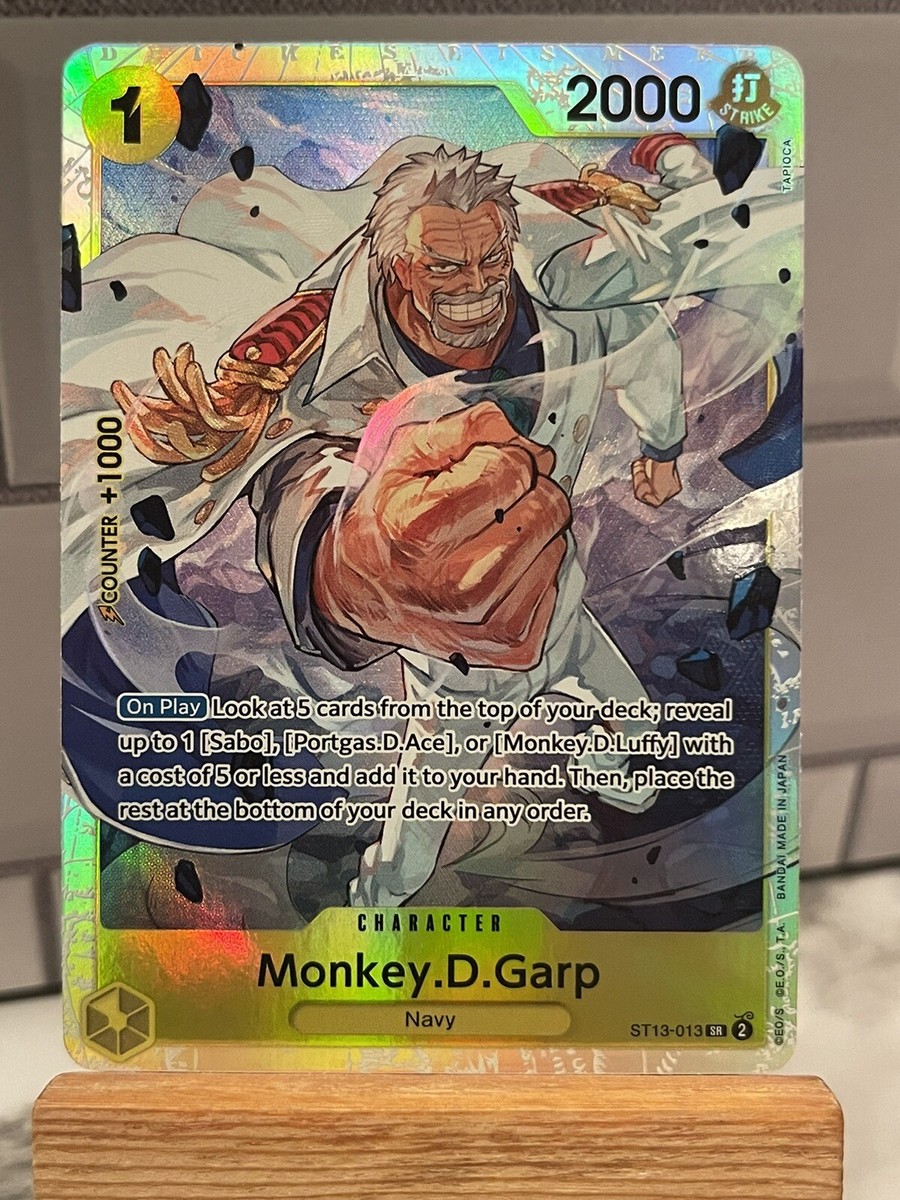 One Piece TCG The 3 Brothers Premium ST13-013 Monkey D Garp | eBay