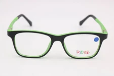 Modern Optical Mischief Black Green Square Eyeglasses Frames 46-15-125