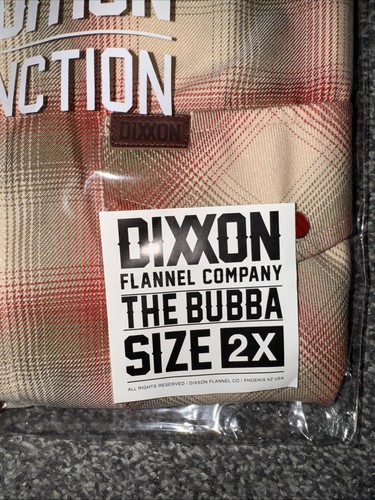 Dixxon Flannel - Men’s 2XL XXL- The Bubba Flannel - Texas Chainsaw Tribute - NEW - Picture 5 of 10