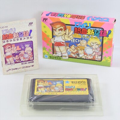 KUNIO KUN BIKKURI NEKKETSU SHINKIROKU Famicom Nintendo 2810 fc