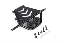 Black Metal Front Guard Bumper Set with LED Light Housing for 1/5 HPI Baja 5TS