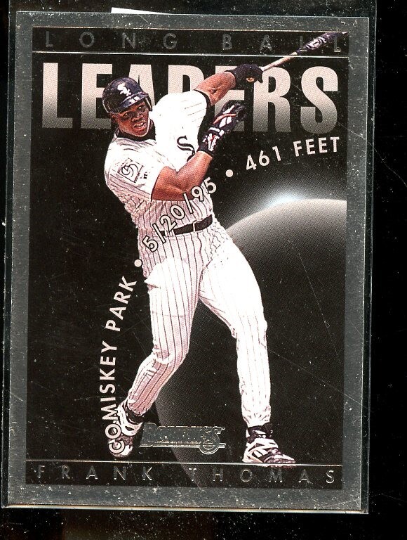 good thinking 1995 DR LONGBALL LEADERS #4489/5000 FRANK THOMAS WHITESOX MINT