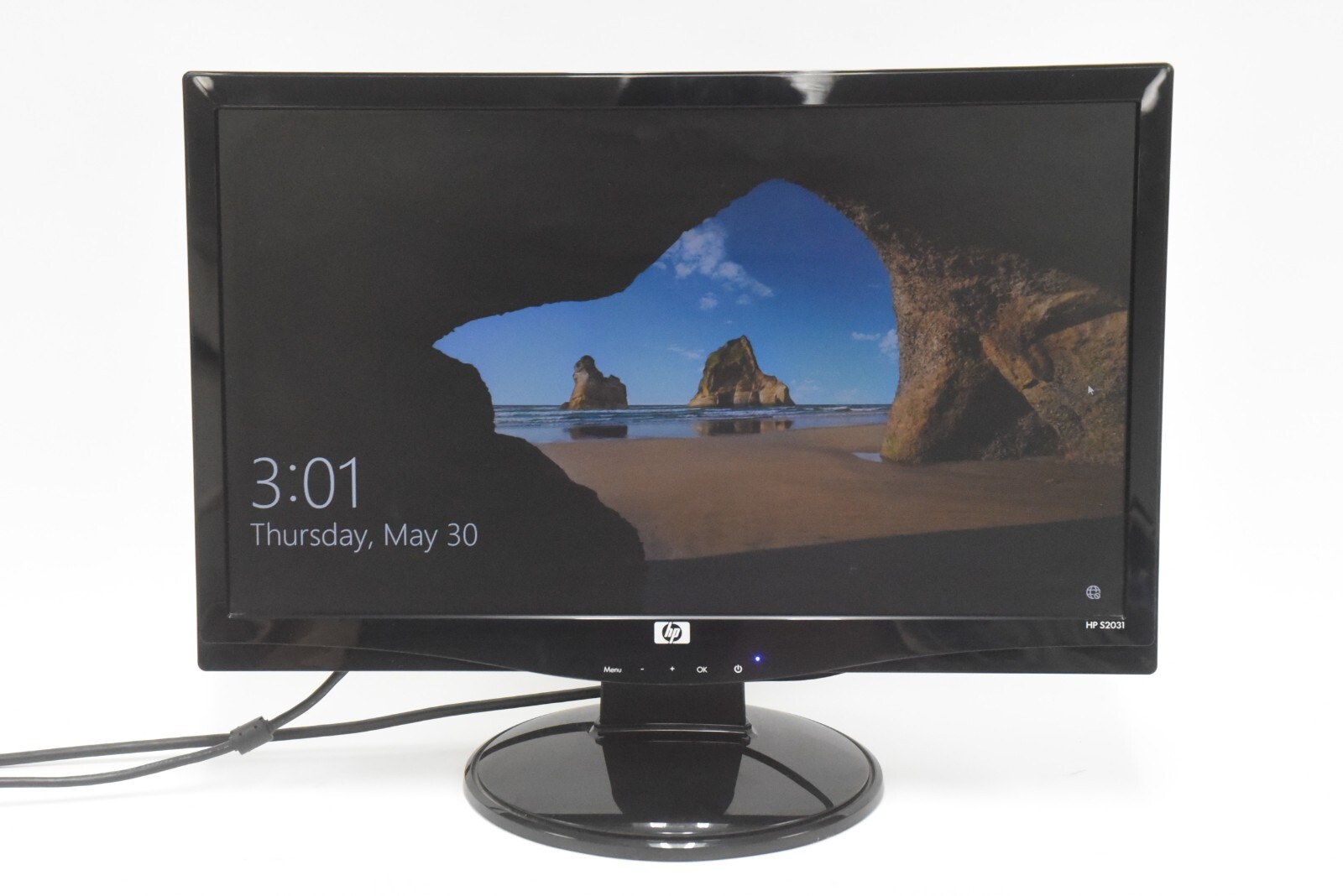 HP S2031 20" LCD Widescreen Computer Monitor 1600 x 900 DVI & Power