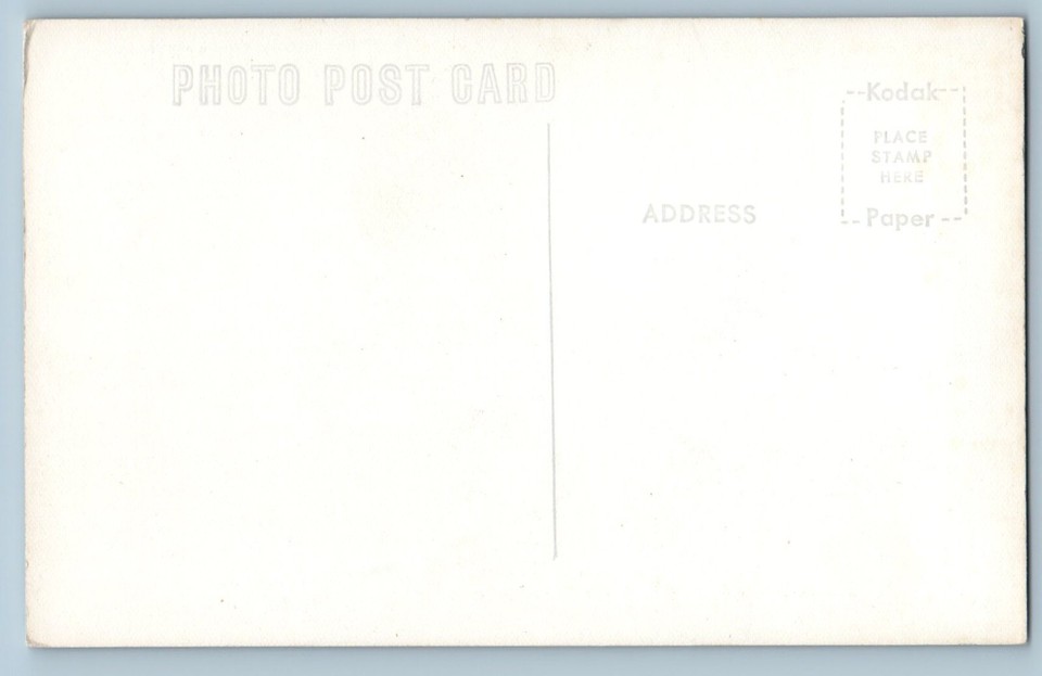 Crawford Notch State Park NH Postcard RPPC Photo Saco River And Mt