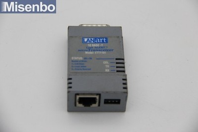 Used LANart ETT1101 10Base-T Link-Alert micro Transceiver &ex