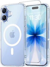 iPhone 17 Clear Protective Case with Phone Screen Protector