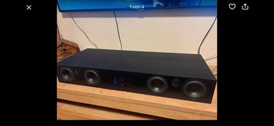 Soundbar Nubert  AS-425 Max Schwarz mit Sprachfokusierung u. Bluetooth 