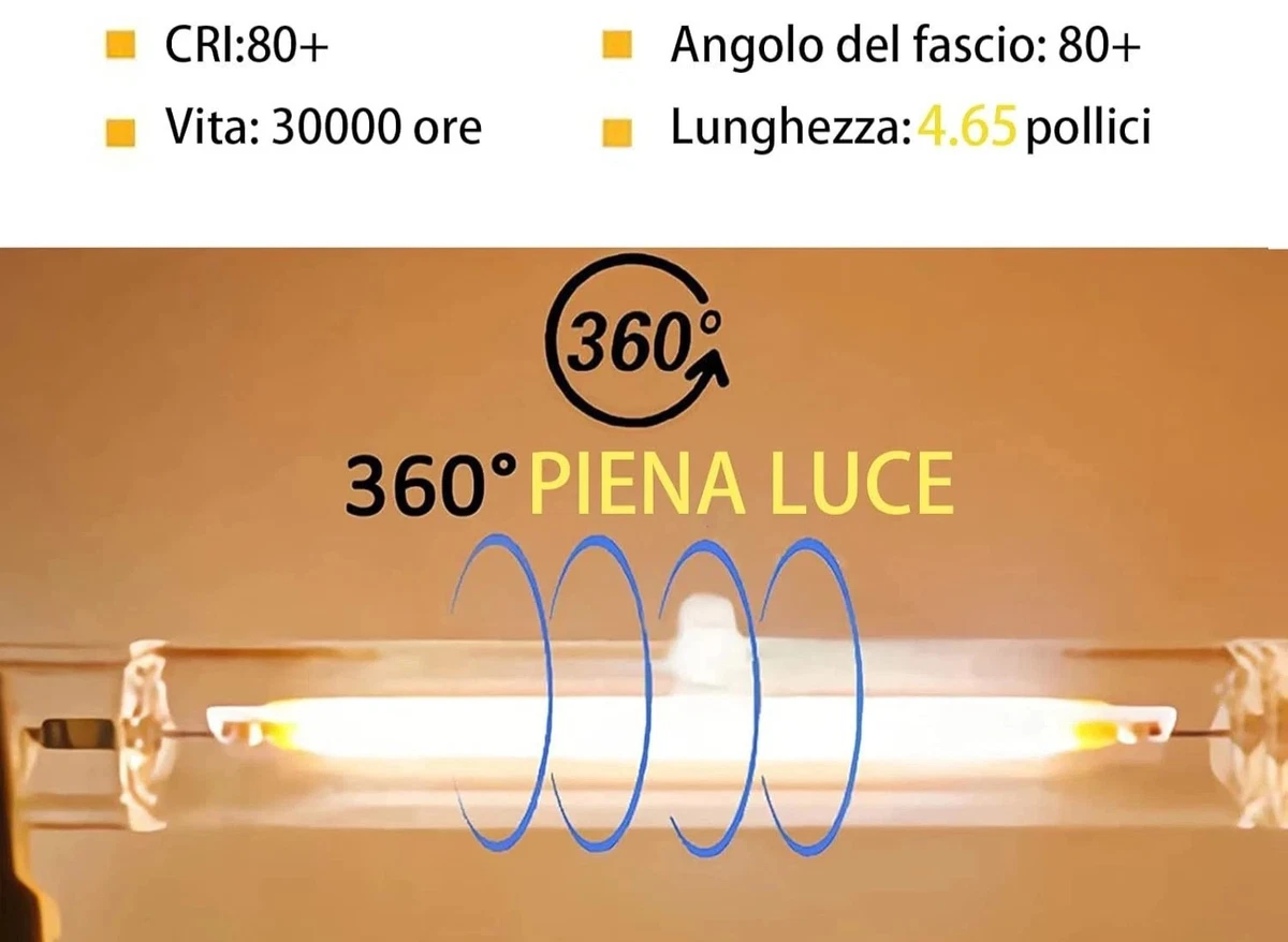 6 Lampadine LED MR16 Dimmerabili 5W (equivalente 50W), 12V GU5.3, Luce Bianco Naturale 4000K, 650lm, 40°, Confezione Da 6