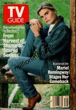 1988 TV Guide August 27 - Mariel Hemingway; Christine Ebersole - Cavanaughs; NYC