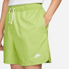 Nike Club Woven Flow Shorts Men's Large Vivid Green White DM6829-332 NWT