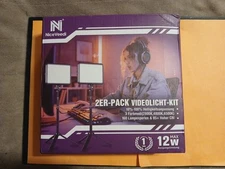 Nice Veedi 12W Video Light Kit Adjustable Brightness (2-pack)