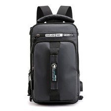 Anti-theft Men's Sling Crossbody Bag Chest Shoulder Messenger Backpack USB Port