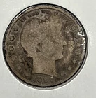 《Silver》1897 USA BARBER QUARTER -- .1808 OZ of SILVER!!!