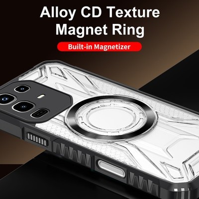 For Infinix Note 50 Pro 4G, Shockproof Anti-slip Hybrid Armor Clear Case Cover