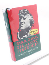 Baa Baa Black Sheep by Pappy Boyington 1958 Signed - Hardcover