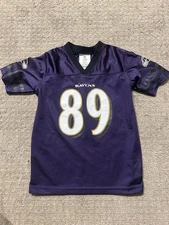 Baltimore Ravens Steve Smith 89 Youth Small Jersey NFL Football Purple