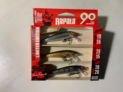 Rapala 90 years lure kit Floater small naturistic set of 3 wobblers Limited edit