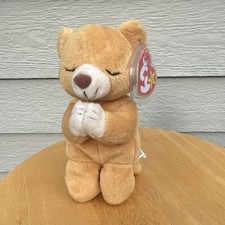 Praying bear  Hope  . Ty Beanie Babies Bear Plush 1998 Retired Ages 3 