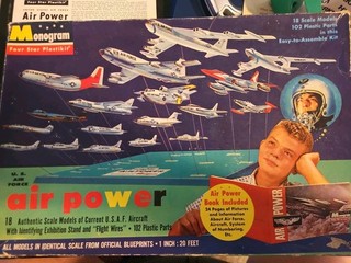 Monogram Brand Air Power 18 Plane Collection Set 1 Inch=20 Feet Scale