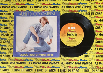 LP 45 7'' ALESSIO COLOMBINI Questo fare a meno di te Un sottile imbroglio 1981
