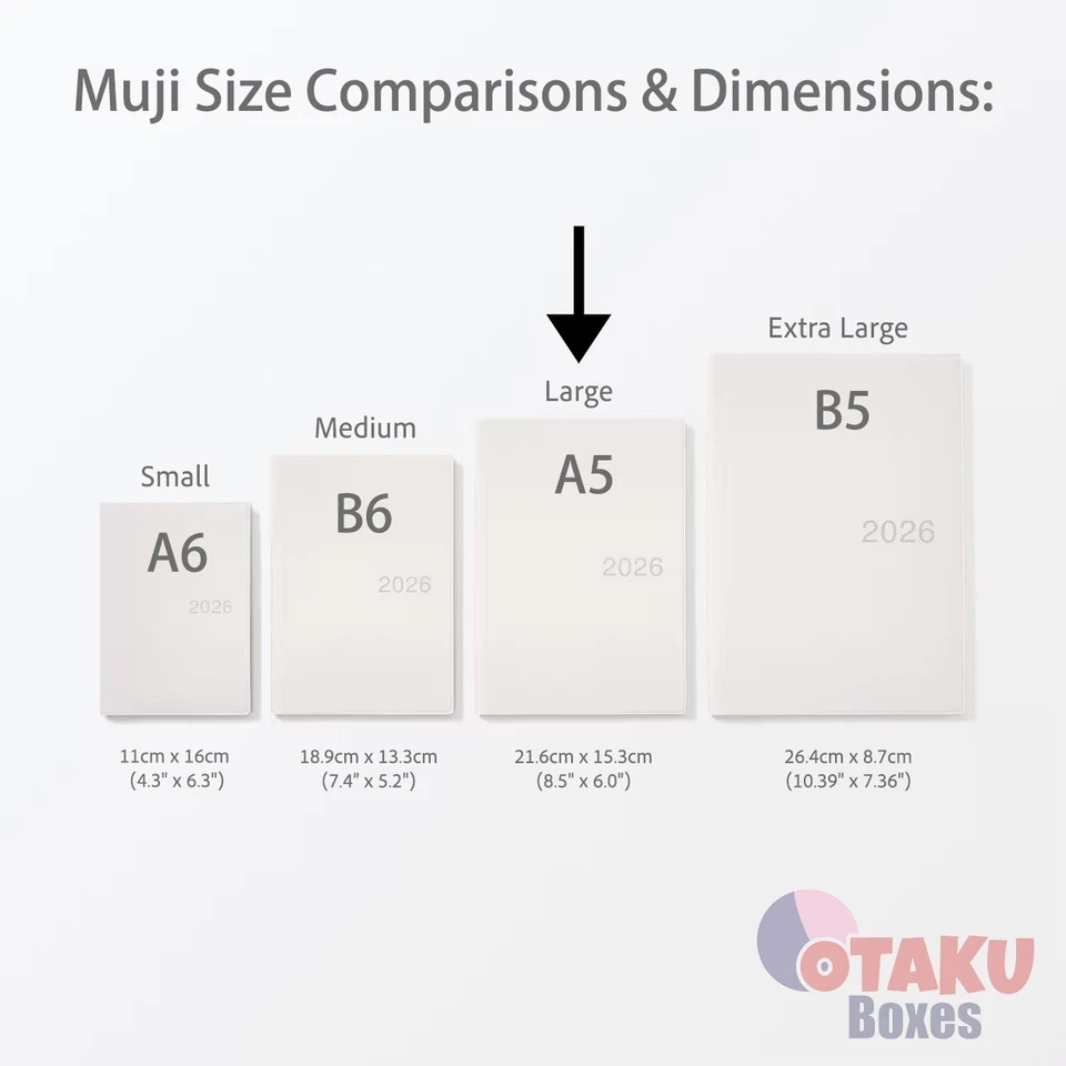 MUJI 2026 — КРАСНЫЙ A5 — ежемесячный еженедельный планировщик с декабря 2025 года, США! - Изображение 2 из 3