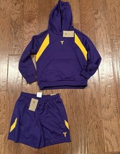 Lotto Nike Therma-FIT felpa con cappuccio e pantaloncini nuovi con etichette set Kobe Mamba Mentality basket M