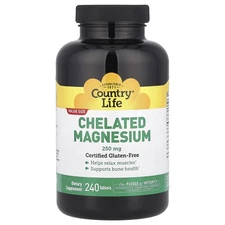 Chelated Magnesium, 250 mg, 240 Tablets