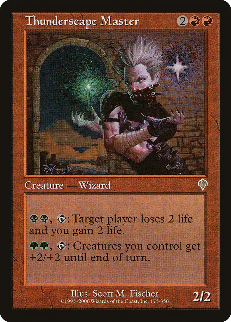 Thunderscape Master [Invasion] Magic MTG
