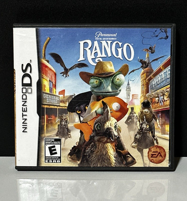 TESTED Paramount RANGO 2009 Nintendo DS - Game, Manual, and Case Included